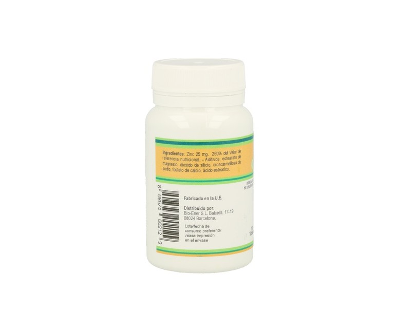 Zinc 100 comprimidos de 25mg Nutri-Force