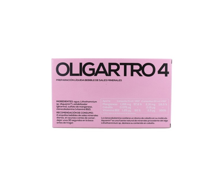 Oligartro 4 20 ampollas de 5ml Plantis