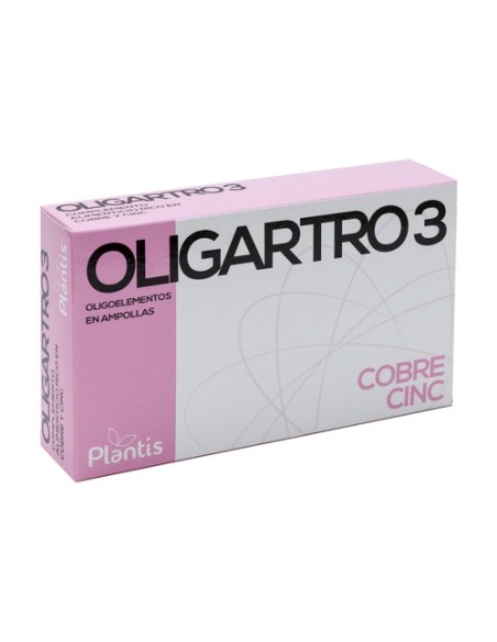 Oligartro 3 20 ampollas de 5ml Plantis