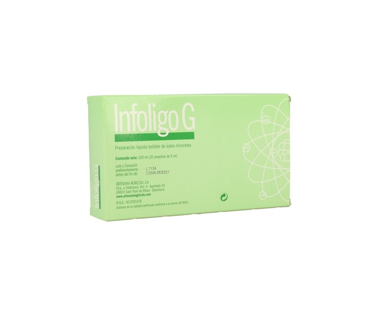 Infoligo G 20 ampollas de 5ml Plantis