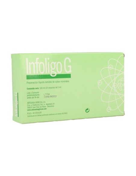 Infoligo G 20 ampollas de 5ml Plantis
