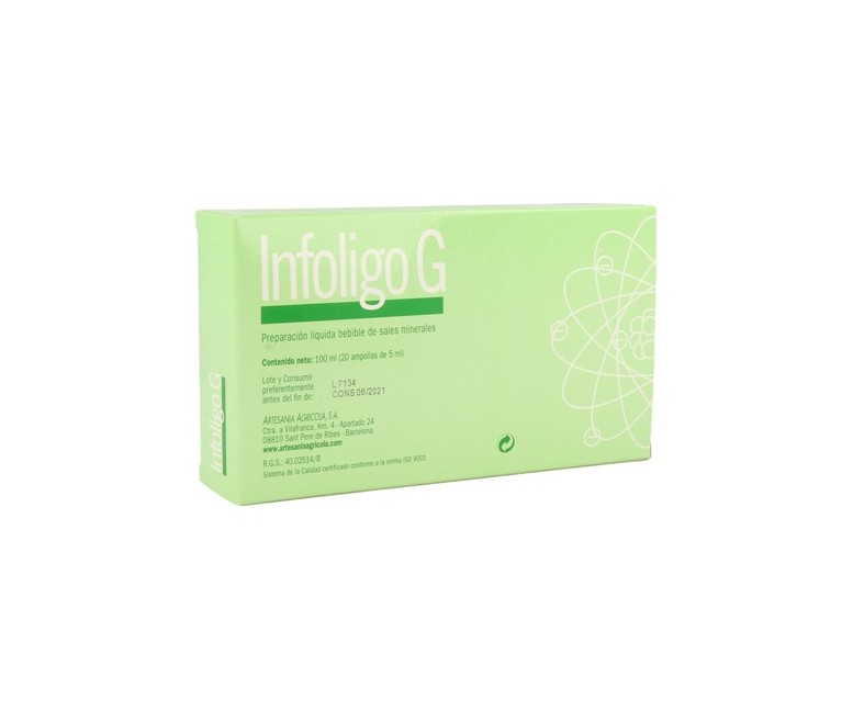 Infoligo G 20 ampollas de 5ml Plantis