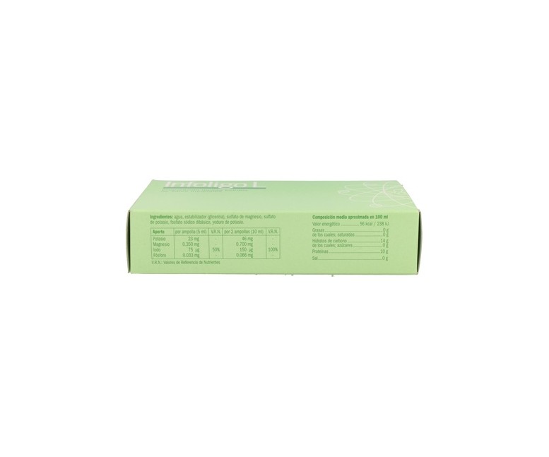 Infoligo L 20 ampollas de 5ml Plantis