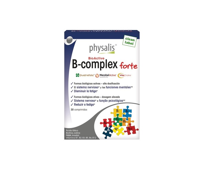 Physalis B-complex forte 30 comprimidos Physalis