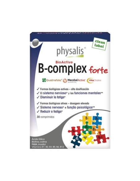 Physalis B-complex forte 30 comprimidos Physalis