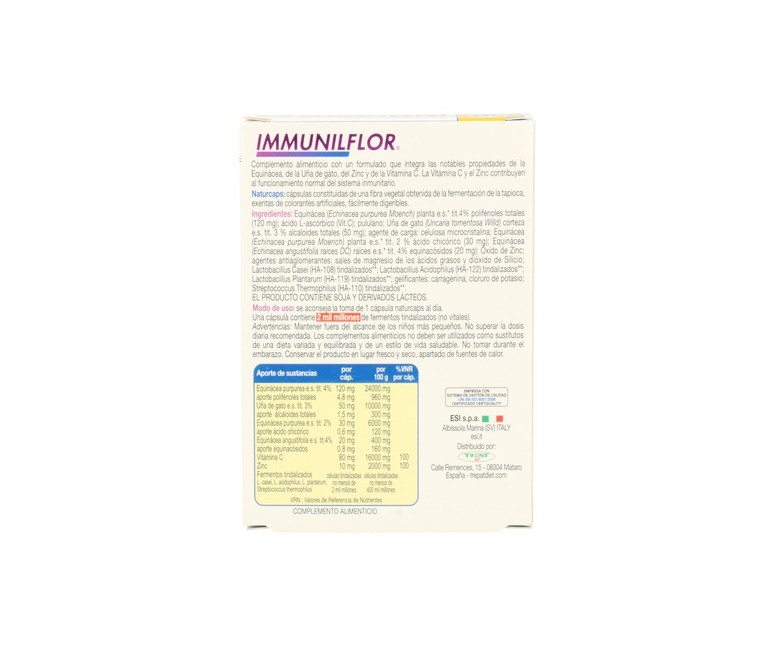 Immunilflor 30 cápsulas ESI