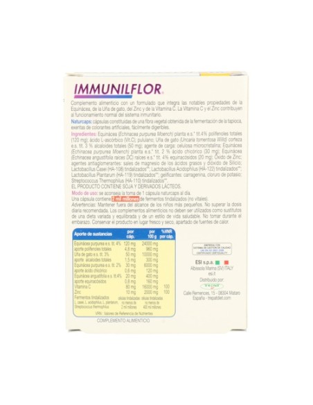 Immunilflor 30 cápsulas ESI