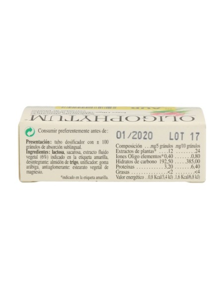 Oligophytum Oro (H9 AUR) 100 comprimidos sublinguales Holistica