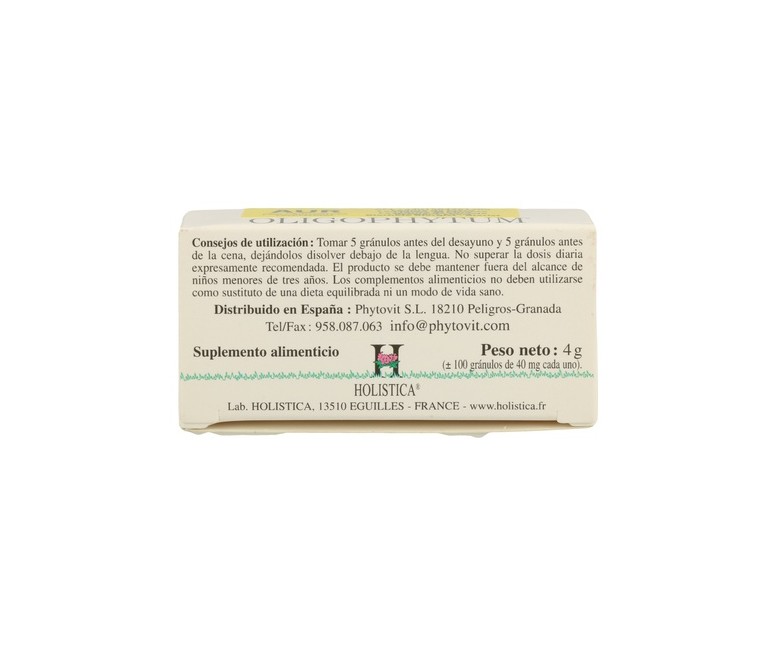 Oligophytum Oro (H9 AUR) 100 comprimidos sublinguales Holistica