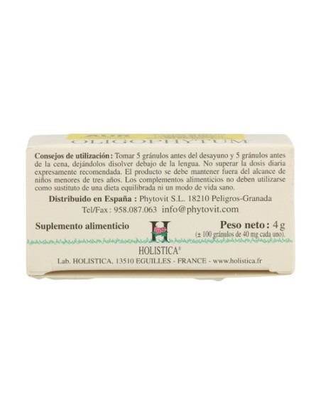 Oligophytum Oro (H9 AUR) 100 comprimidos sublinguales Holistica