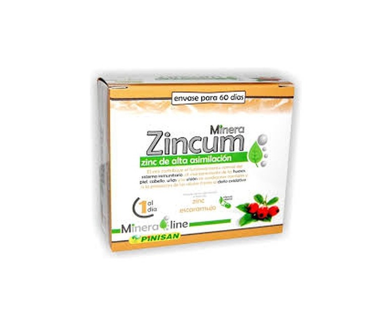 Mineraline Zincum 60 cápsulas Pinisan