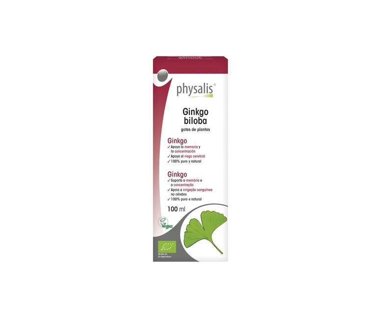 Extracto de Ginkgo Biloba Bio 100 ml Physalis