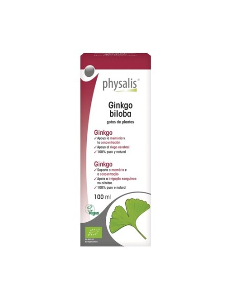Extracto de Ginkgo Biloba Bio 100 ml Physalis