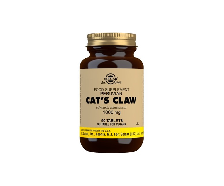 Uña de Gato 90 comprimidos de 1000mg Solgar
