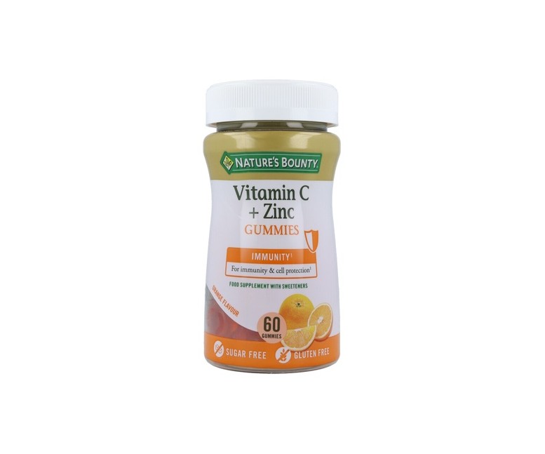 Vitamina C + Zinc Gummies 60 gominolas Nature's Bounty
