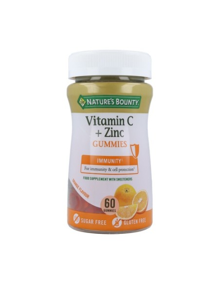 Vitamina C + Zinc Gummies 60 gominolas Nature's Bounty