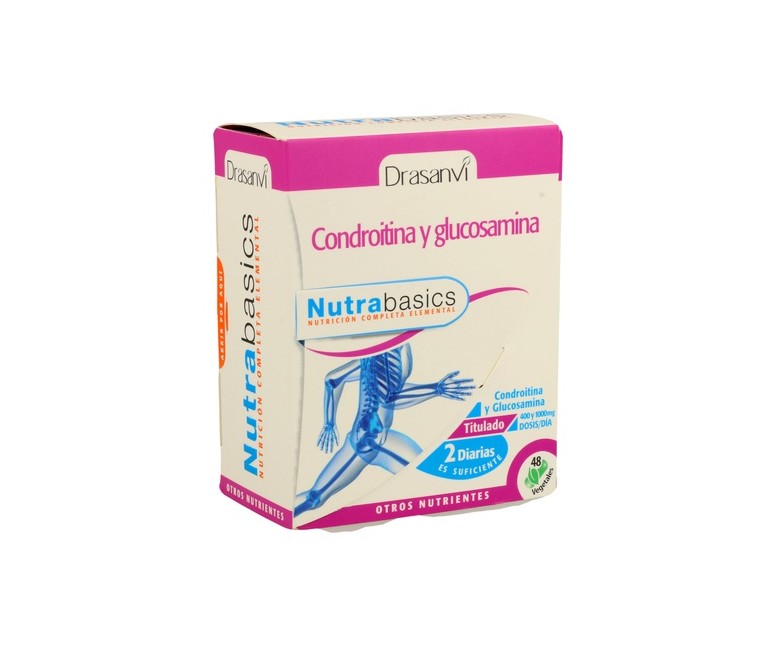 Nutrabasics Condroitina + Glucosamina 48 cápsulas Drasanvi