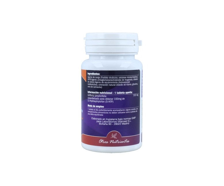 5-HTP 60 cápsulas de 100mg Naturbite