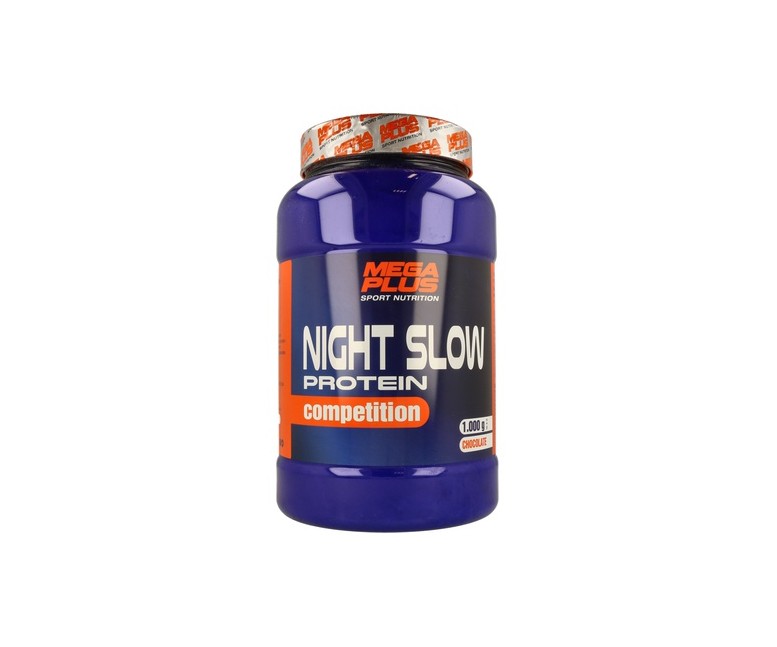 Night Slow Protein Competition (Sabor Chocoleche) 1 kg (Chocolate) Mega Plus