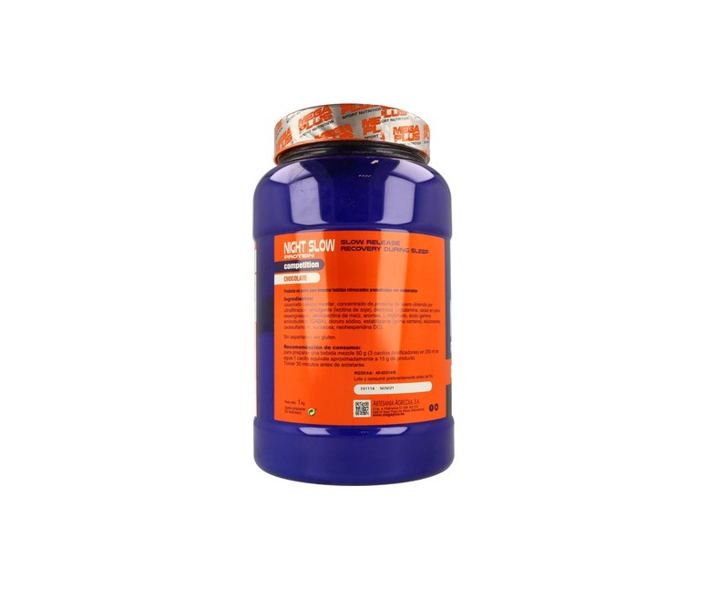 Night Slow Protein Competition (Sabor Chocoleche) 1 kg (Chocolate) Mega Plus