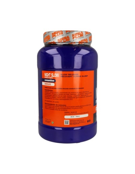 Night Slow Protein Competition (Sabor Chocoleche) 1 kg (Chocolate) Mega Plus