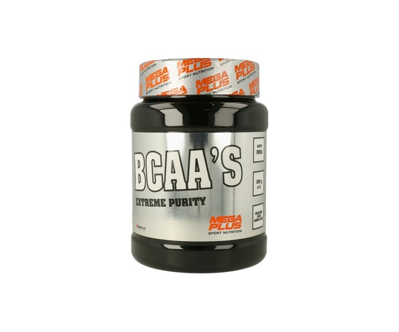 Bcaa's Extrem Purity (sabor Fresa) 300 g (Fresa) Mega plus