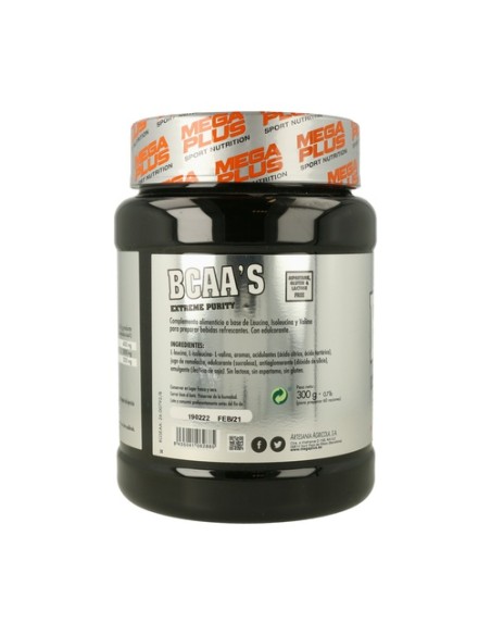Bcaa's Extrem Purity (sabor Fresa) 300 g (Fresa) Mega plus