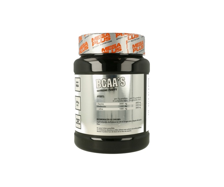 Bcaa's Extrem Purity (sabor Fresa) 300 g (Fresa) Mega plus
