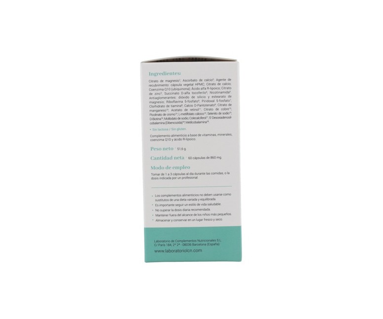 CN Base multivitamínico 60 cápsulas vegetales de 858mg LCN