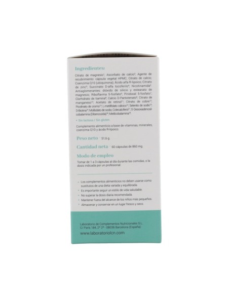 CN Base multivitamínico 60 cápsulas vegetales de 858mg LCN