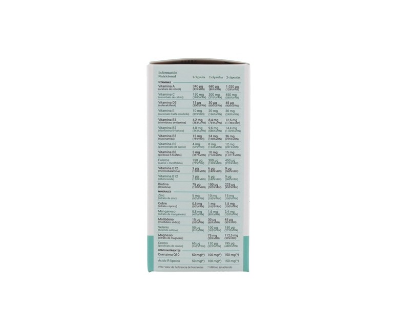 CN Base multivitamínico 60 cápsulas vegetales de 858mg LCN