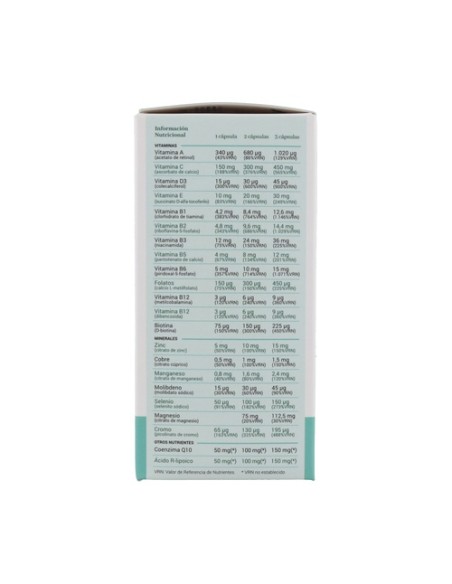 CN Base multivitamínico 60 cápsulas vegetales de 858mg LCN