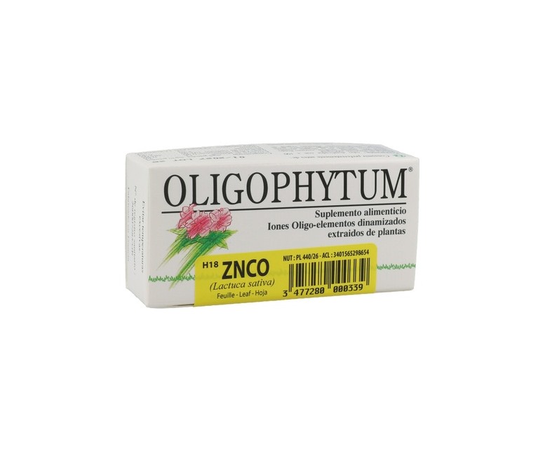 Oligophytum Zinc, Niquel, Cobalto (H18 ZNCO) 100 comprimidos sublinguales de 40 mg Holistica