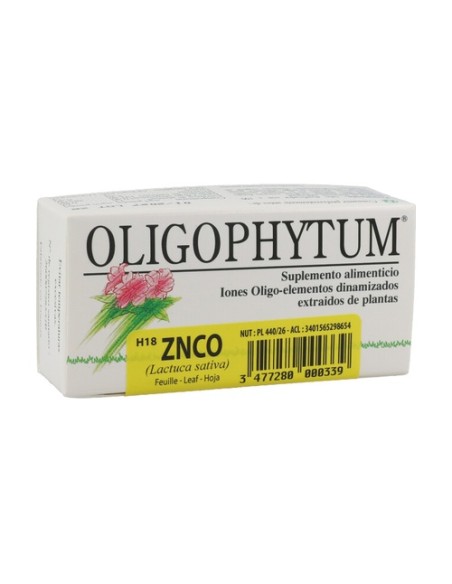 Oligophytum Zinc, Niquel, Cobalto (H18 ZNCO) 100 comprimidos sublinguales de 40 mg Holistica