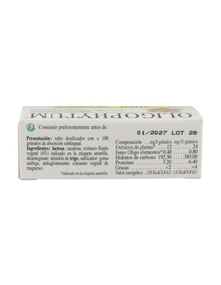 Oligophytum Zinc, Niquel, Cobalto (H18 ZNCO) 100 comprimidos sublinguales de 40 mg Holistica