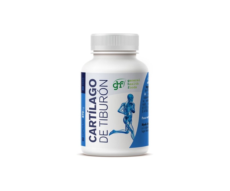 Cartílago de tiburón 90 cápsulas de 870mg GHF