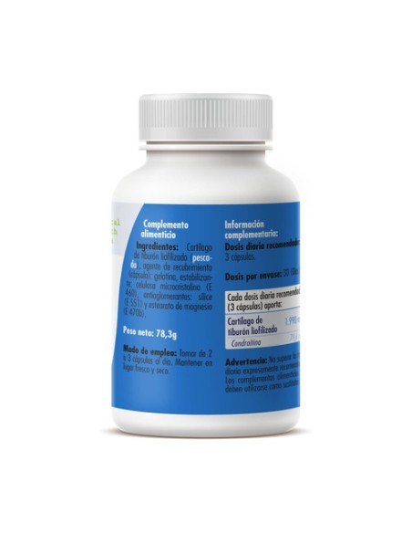 Cartílago de tiburón 90 cápsulas de 870mg GHF