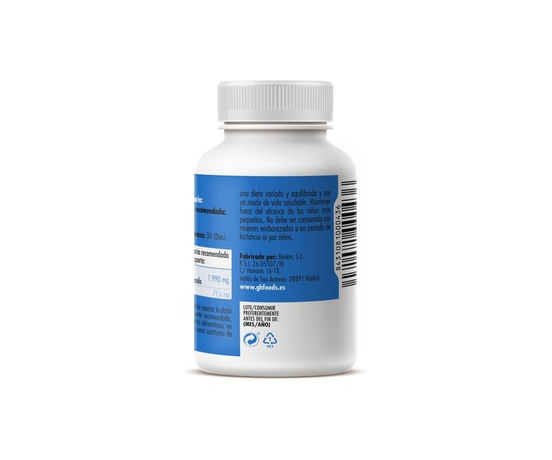 Cartílago de tiburón 90 cápsulas de 870mg GHF