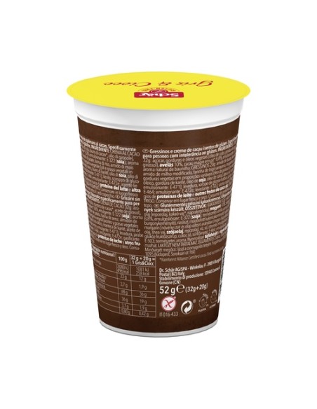 Palitos de chocolate sin gluten 52 g Schär