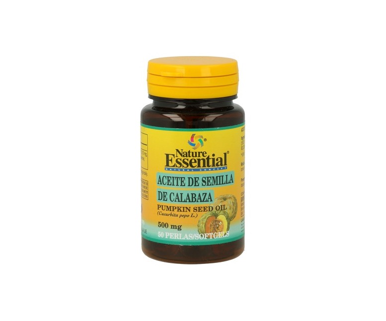Aceite De Semillas De Calabaza 50 perlas de 500mg Nature Essential