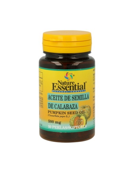 Aceite De Semillas De Calabaza 50 perlas de 500mg Nature Essential