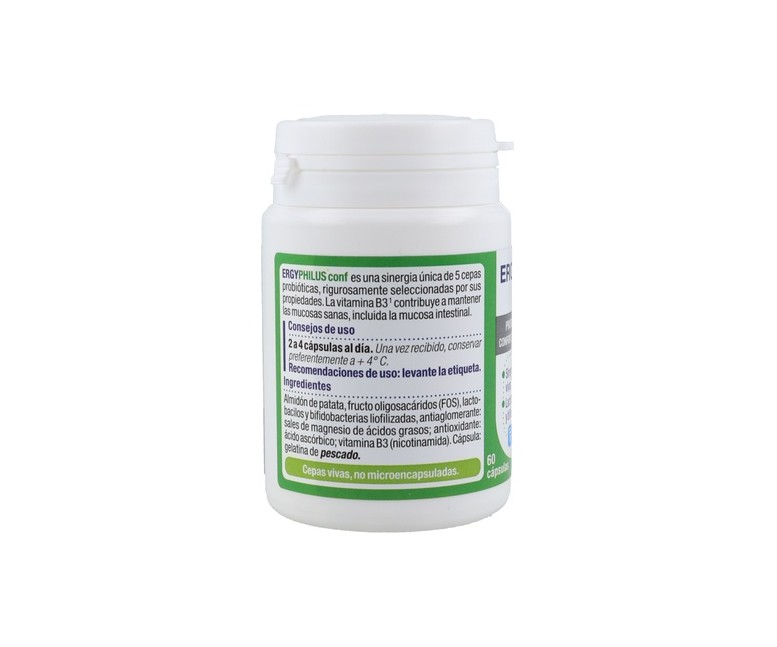 Ergyphilus confort digestión y gases 60 cápsulas Nutergia