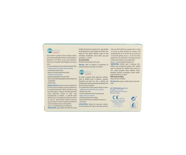 Vis Relax Monodisis 10 unidades Pharmadiet