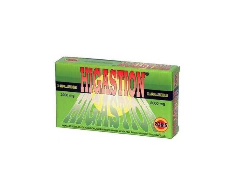 Higastion 20 ampollas de 2000mg Robis