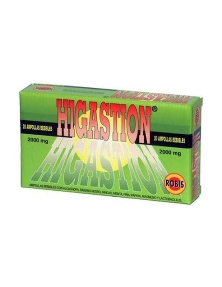 Higastion 20 ampollas de 2000mg Robis