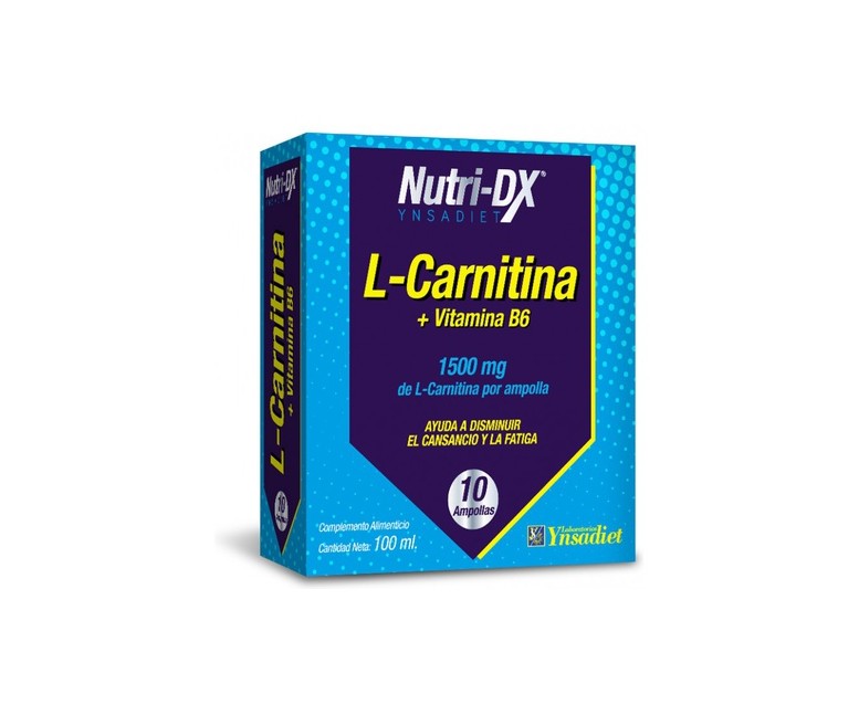 L-Carnitina + Vitamina B6 10 ampollas Nutri-Dx