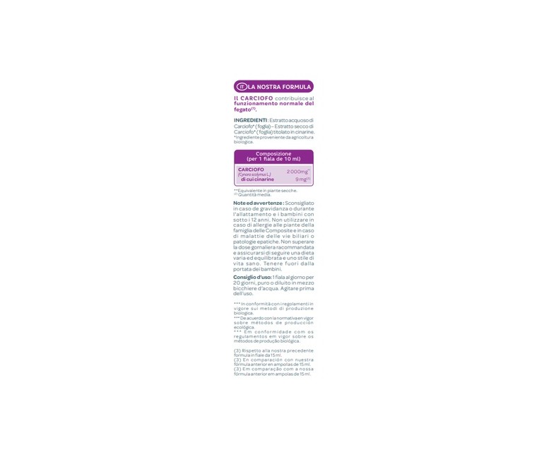 Alcachofit Bio (digestión) 20 ampollas de 10ml Superdiet