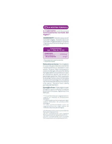 Alcachofit Bio (digestión) 20 ampollas de 10ml Superdiet