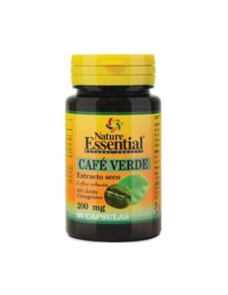 Cafe verde (Ext. Seco 45%) 60 cápsulas de 200mg Nature essential