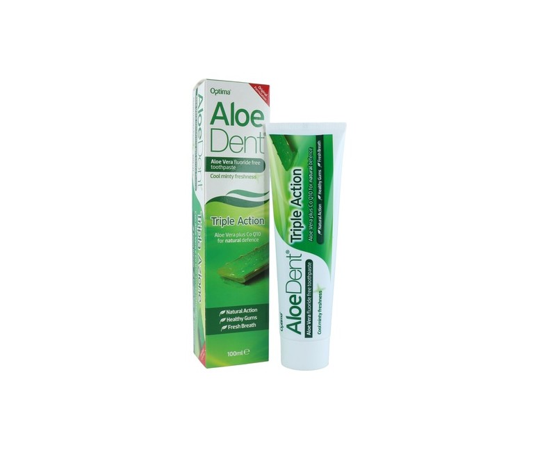 Dentífrico Aloedent triple acción 100 ml Optima